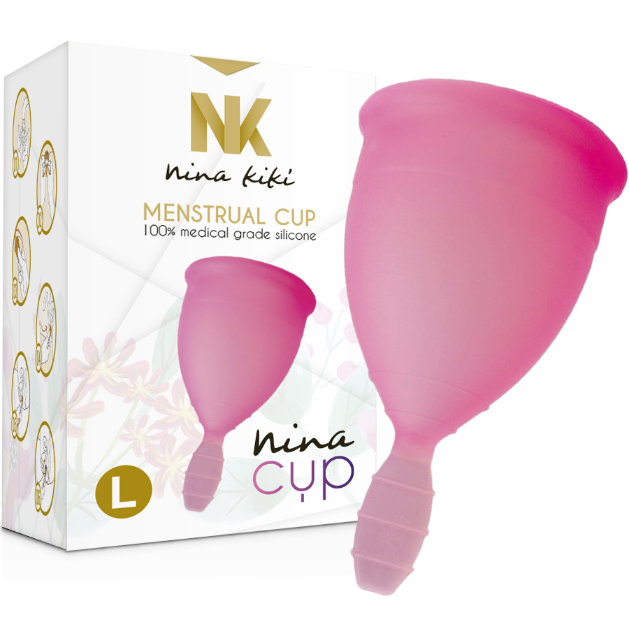 Copa Menstrual Talla L Rosa Nina Kikí