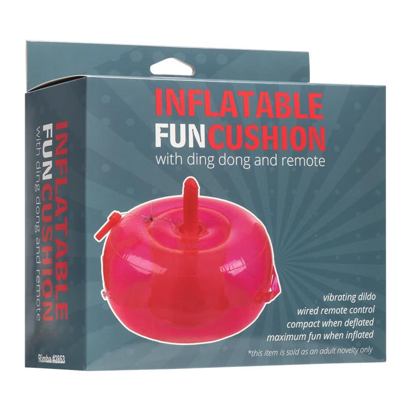 Cojín Hinchable con Dildo, Vibración y Control Remoto Ding Dong