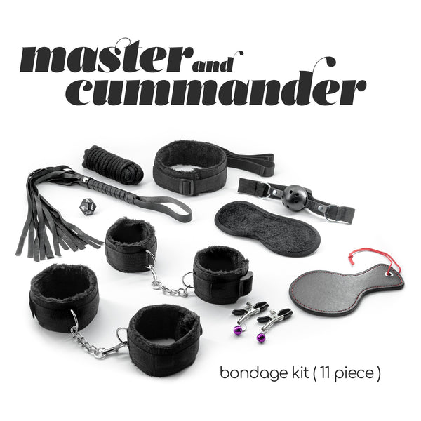 Kit Bondage 11 Piezas Negro