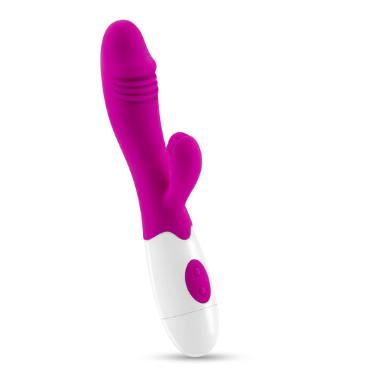 Lollipop Vibrador con Estimulador Clítoris + Regalos Lubricante Base de Agua