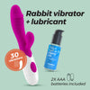 Lollipop Vibrador con Estimulador Clítoris + Regalos Lubricante Base de Agua