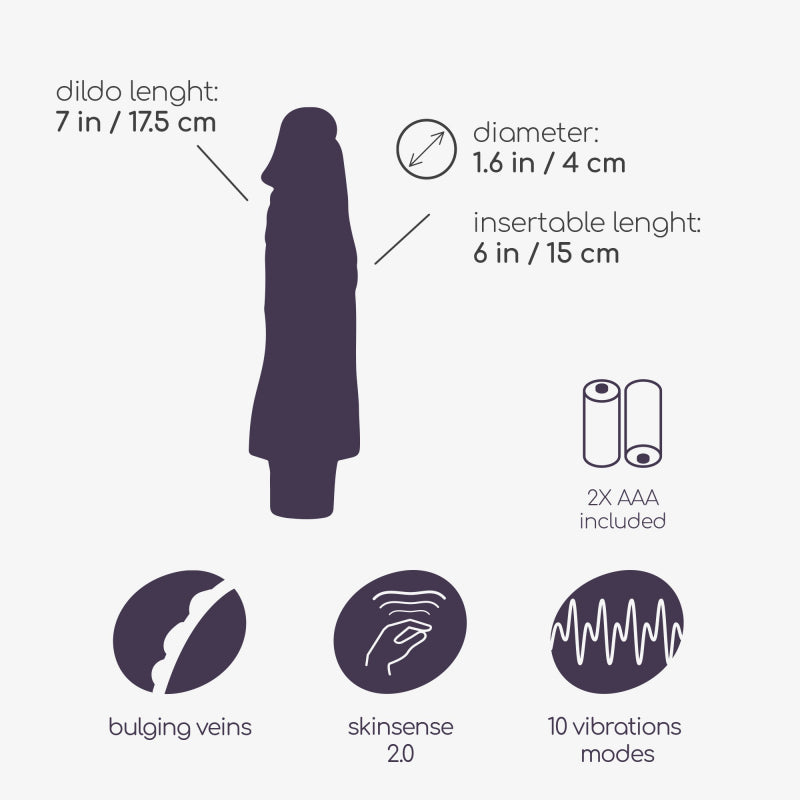 Mr. Skin Vibrador Realista