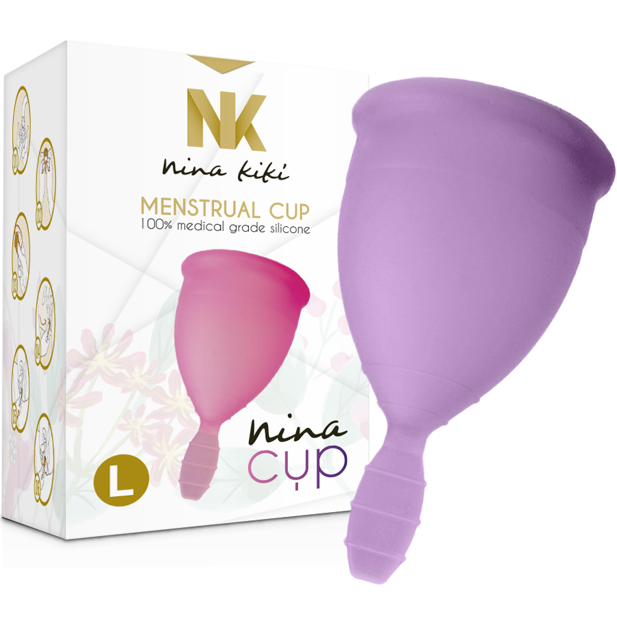 Copa Menstrual Talla L Lila Nina Kikí