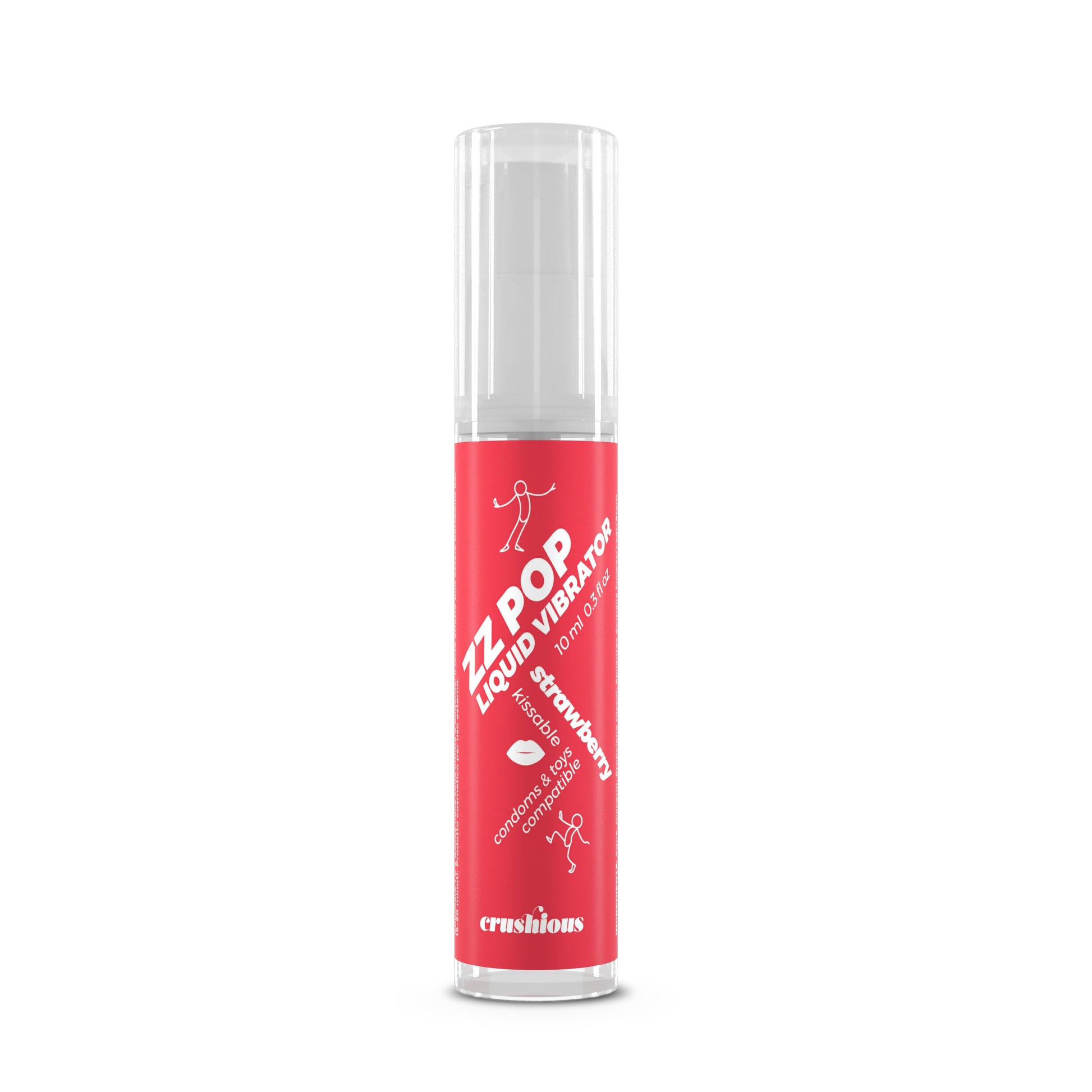 Vibrador Líquido Aroma Fresa 10ml