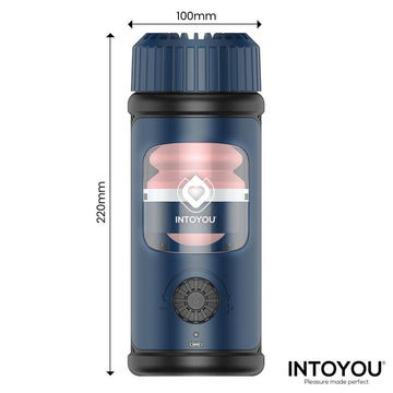 Tenkro Masturbador con Thrusting y Calor USB-C
