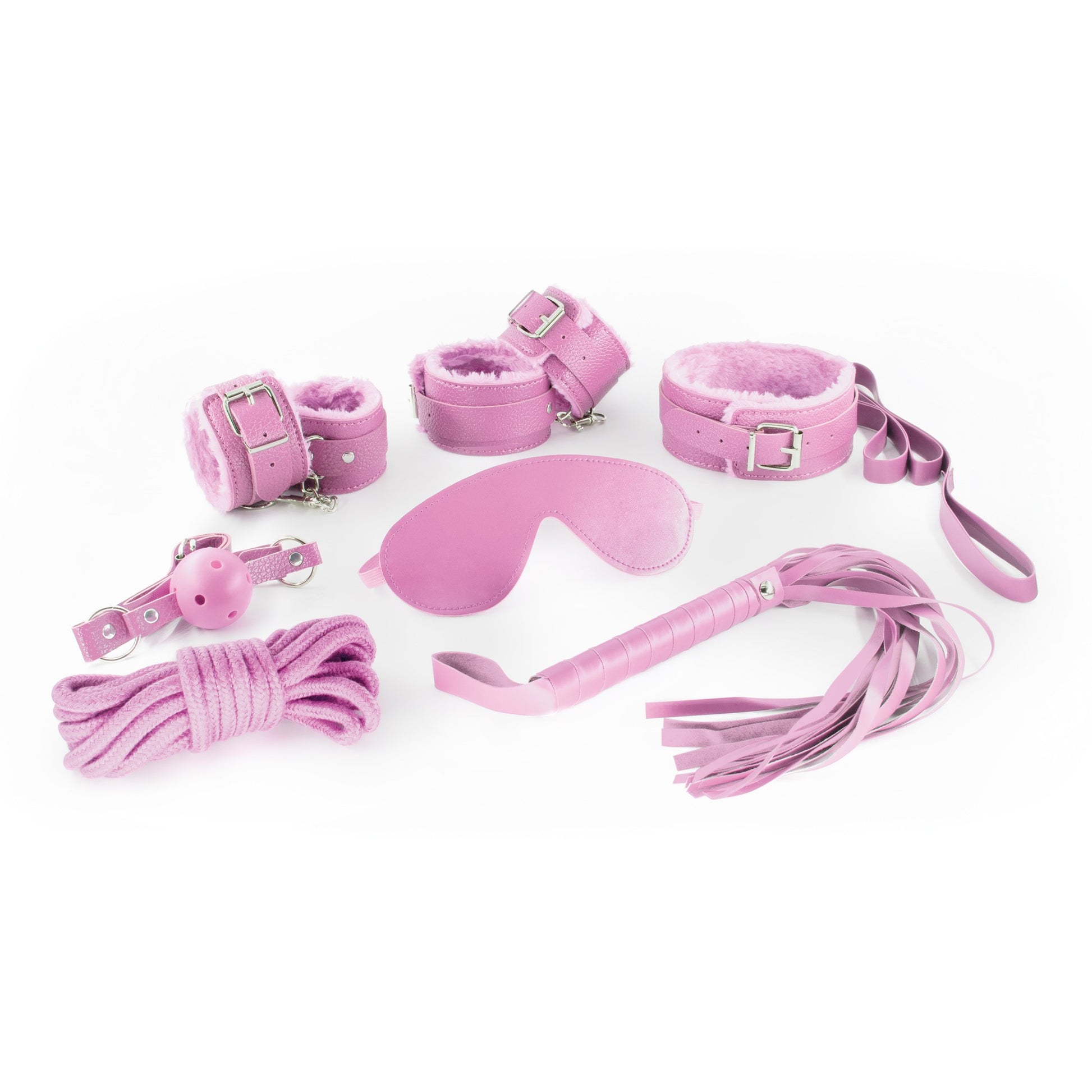 Kit Bondage 8 Piezas Rosa