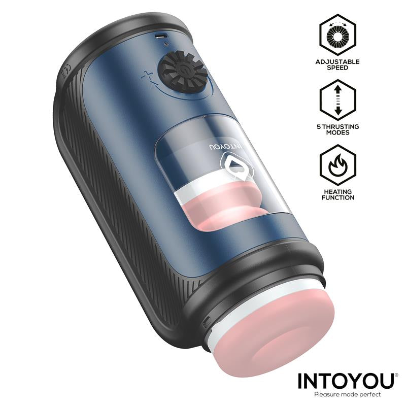 Tenkro Masturbador con Thrusting y Calor USB-C