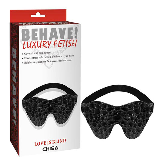 Antifaz Love Is Blind Patrón Gotas - Kinkyloov