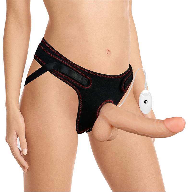Arnés con Dildo con Vibración y Control Remoto 8.5 - Kinkyloov