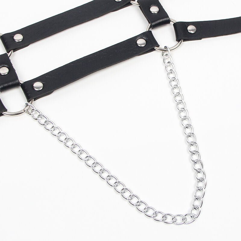 Arnés con Tirantes Detalle Cadena Talla Única - Kinkyloov