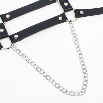 Arnés con Tirantes Detalle Cadena Talla Única - Kinkyloov