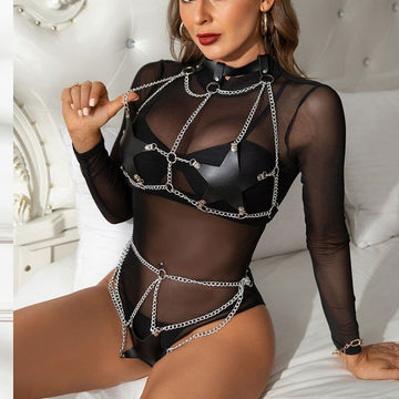 Arnés Cuerpo Entero Estrella Detalle Cadena Talla Única - Kinkyloov