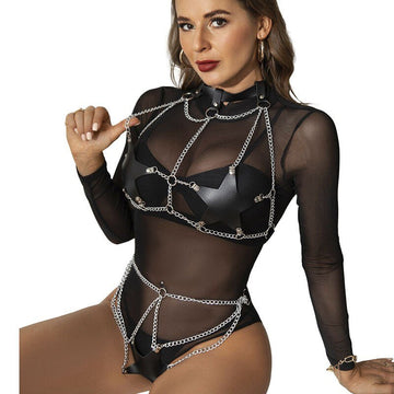 Arnés Cuerpo Entero Estrella Detalle Cadena Talla Única - Kinkyloov
