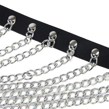 Arnés de Pecho Cadenas Anilla Grande Talla Única - Kinkyloov