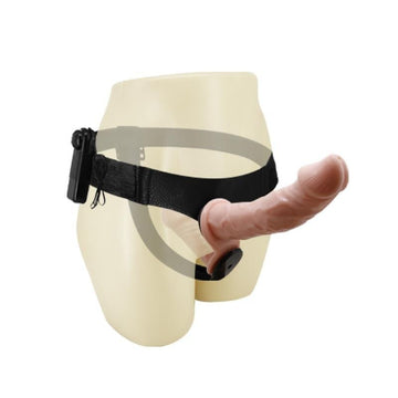 Arnés Dildo Doble con Vibración Natural - Kinkyloov