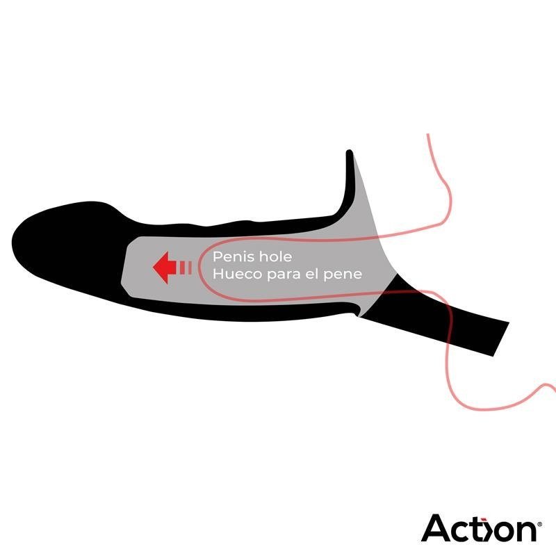 Arnés Strap - on con Dildo Hueco Silicona Premium Talla L - Kinkyloov
