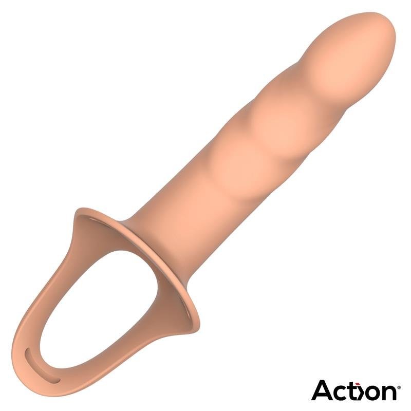 Arnés Strap - on con Dildo Hueco Silicona Premium Talla L - Kinkyloov