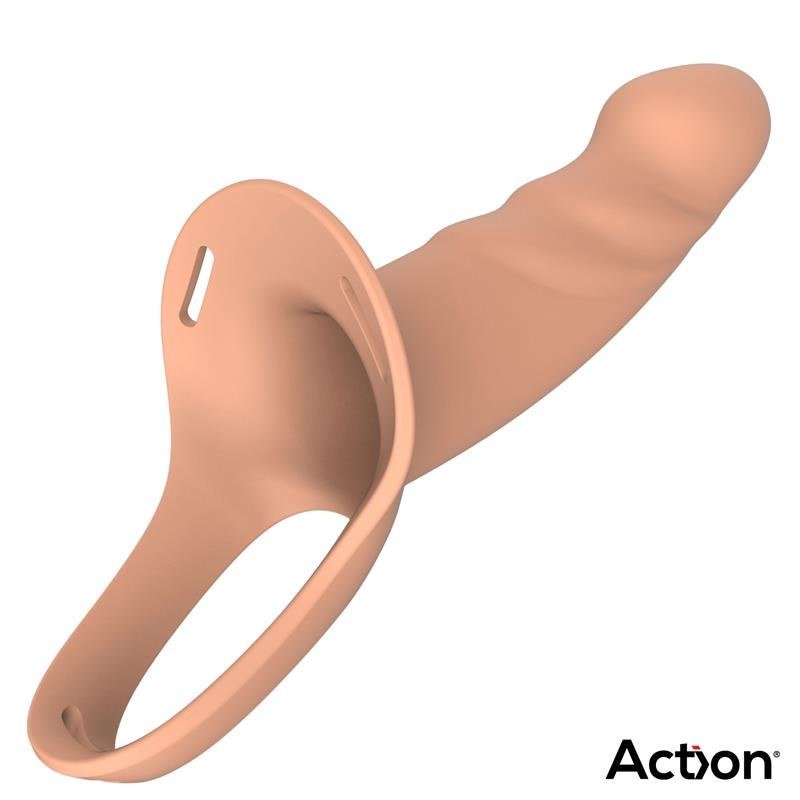 Arnés Strap - on con Dildo Hueco Silicona Premium Talla L - Kinkyloov