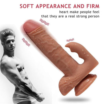 Austin Dildo con 20 Modos de Vibración y Estimulador de Clítoris - Kinkyloov
