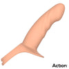 Arnés Strap-on con Dildo Hueco Silicona Premium Talla L