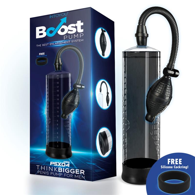 Bomba Manual para el Pene PSX04 Negro - Kinkyloov