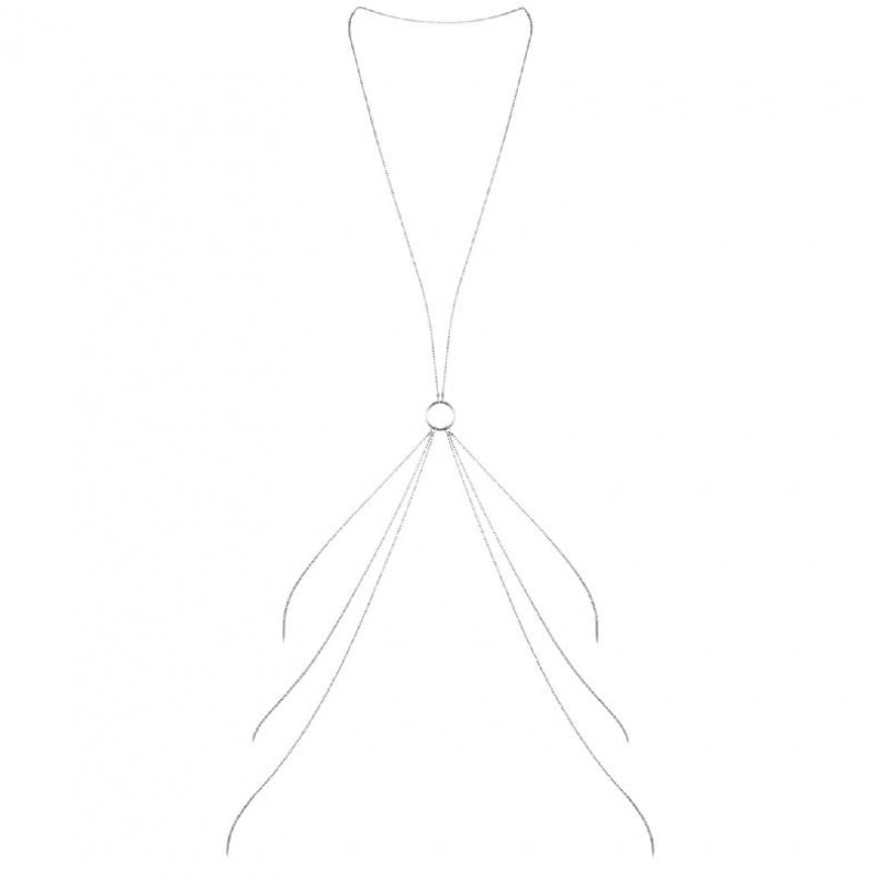 Cadenas metálicas para el cuerpo 8 silver Bijoux Magnifique - Kinkyloov