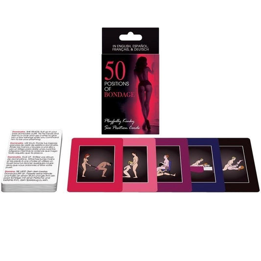 Cartas 50 posiciones de bondage - Kinkyloov