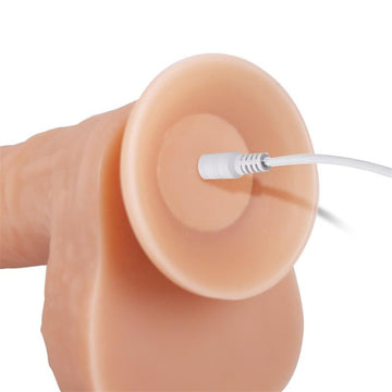 Cesur 3.0 Dildo Realista Vibración, Movimiento Ondulante, 360º y Telescópico Control Remoto USB - Kinkyloov
