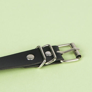 Cinturón de cadenas cuero negro talla única - Kinkyloov