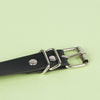 Cinturón de cadenas cuero negro talla única - Kinkyloov
