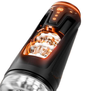 Conor Masturbador Masculino con Thrusting, Vibración y Calor - Kinkyloov