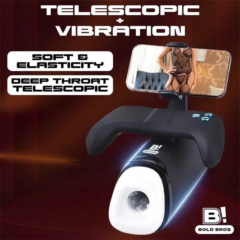 Conty Masturbador con Thrusting, Vibración y Calor Game Controller - Kinkyloov