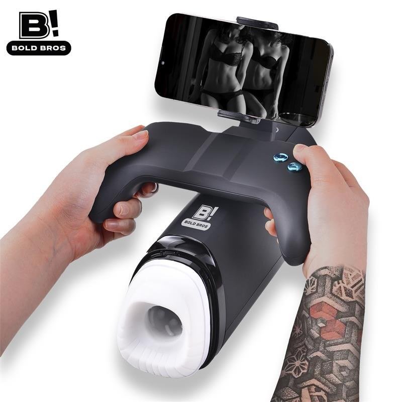 Conty Masturbador con Thrusting, Vibración y Calor Game Controller - Kinkyloov