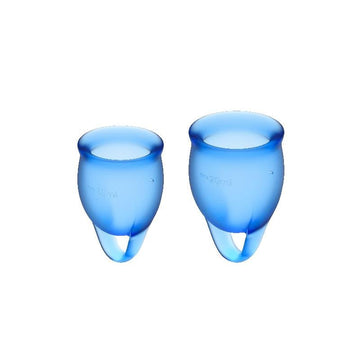 Copas Menstruales Feel Confident Dark Blue Pack de 2 - Kinkyloov