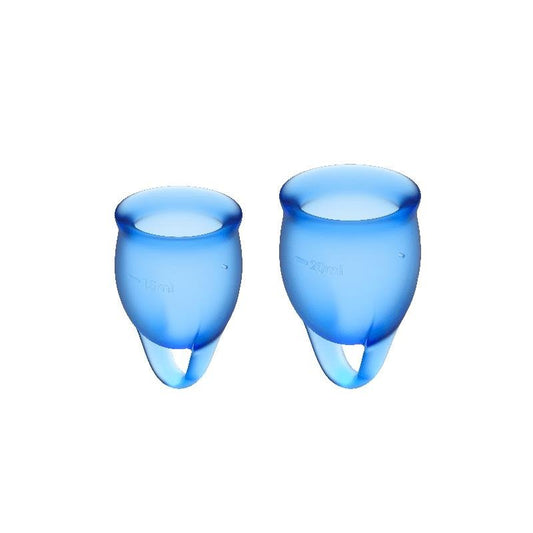 Copas Menstruales Feel Confident Dark Blue Pack de 2 - Kinkyloov
