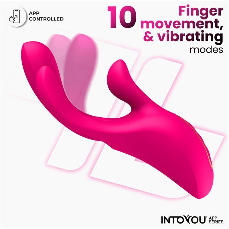 Derek Vibrador con Movimiento Finger 3 Motores y APP - Kinkyloov