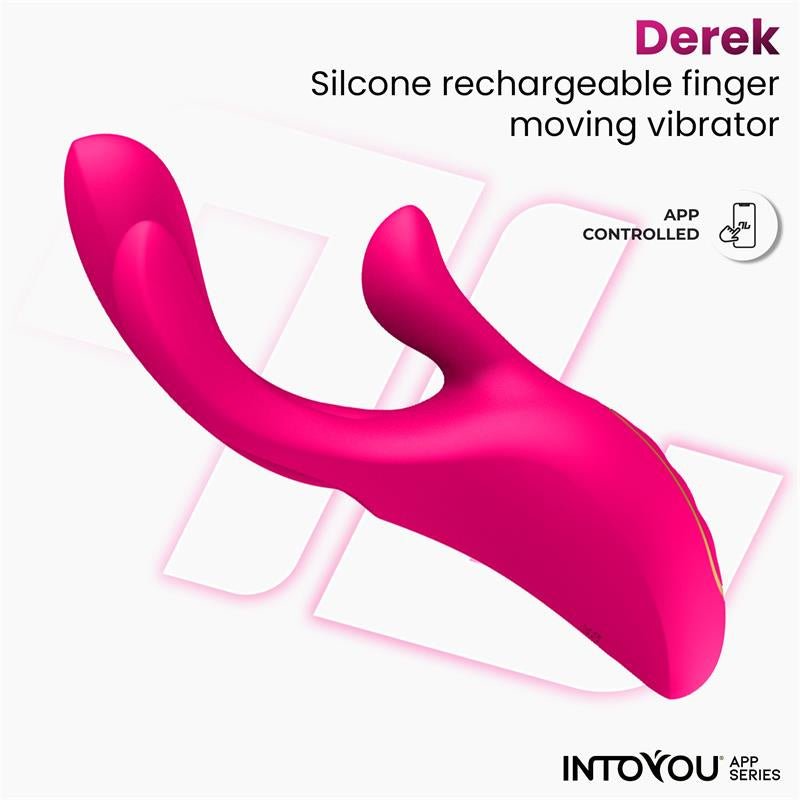 Derek Vibrador con Movimiento Finger 3 Motores y APP - Kinkyloov