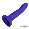 Dildo con Vibración que Cambia de Color Azul a Púrpura Talla M 17 cm - Kinkyloov