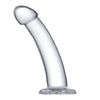 Dildo Curvado Material Cristalino 14 cm