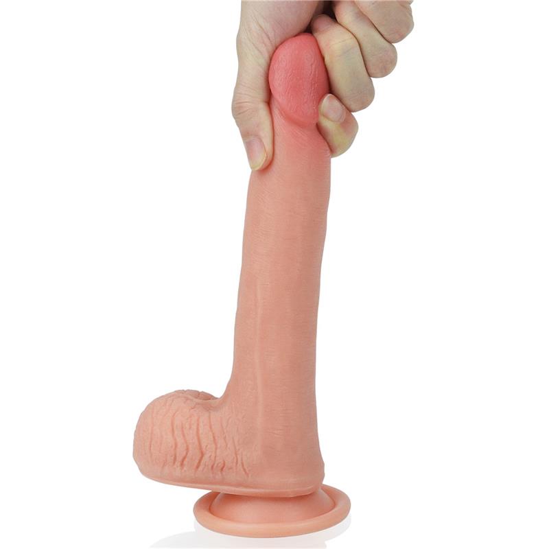 Dildo Nature 8 Silicona Líquida Natural