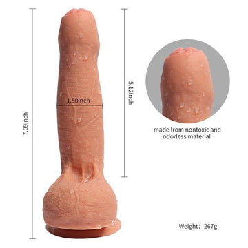 Dildo Silicona Doble Densidad Azazel 18 cm - Kinkyloov