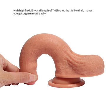 Dildo Silicona Doble Densidad Azazel 18 cm - Kinkyloov