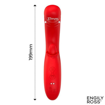 Drako Vibrador con Thrusting y Lengua Oscilante 360º - Kinkyloov