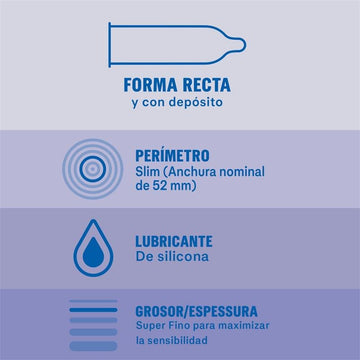 Durex Preservativos Invisible 12 ud - Kinkyloov