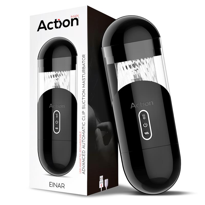 Einar Masturbador Avanzado Automático con Succión y Vibración USB Magnético - Kinkyloov