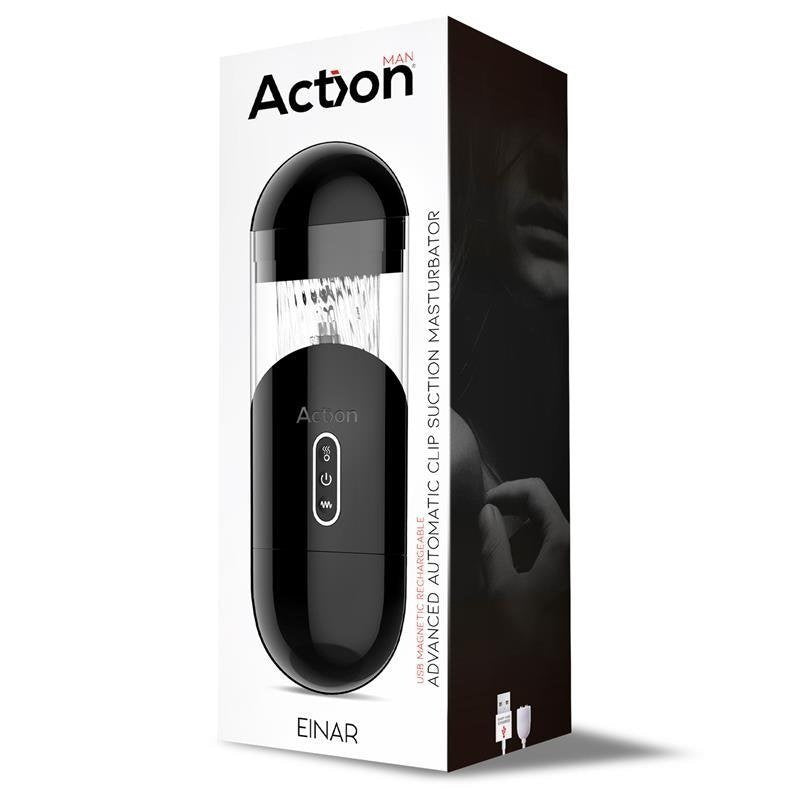 Einar Masturbador Avanzado Automático con Succión y Vibración USB Magnético - Kinkyloov