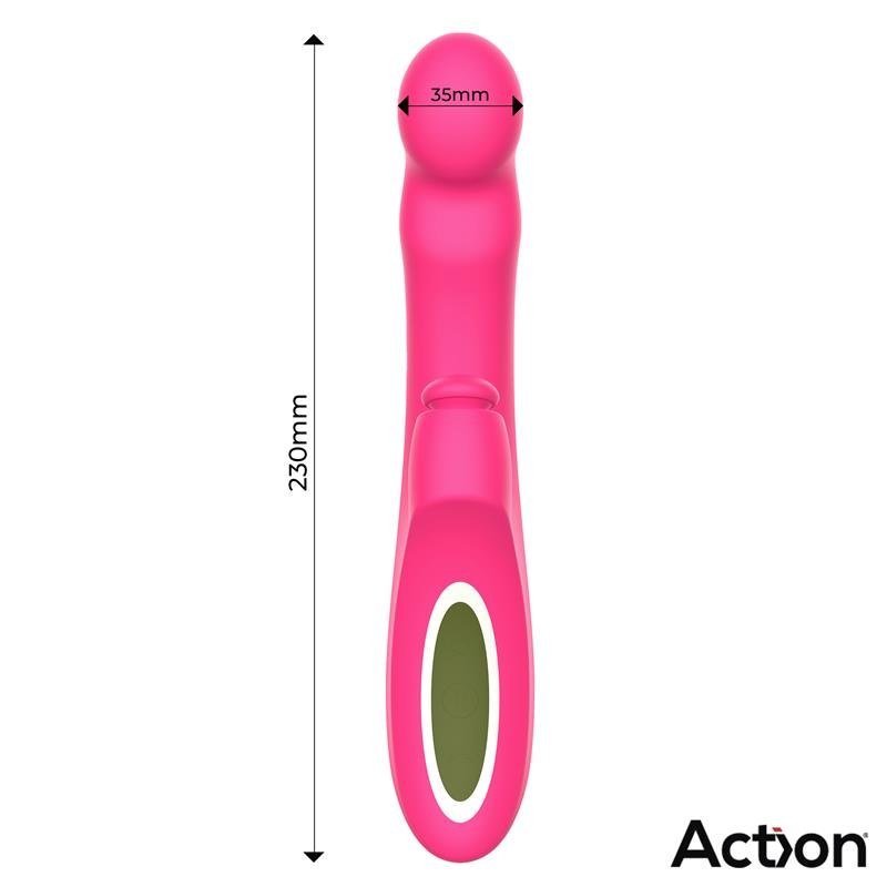 Enles Vibrador con Beating Ball, Thrusting y Función de Calor - Kinkyloov