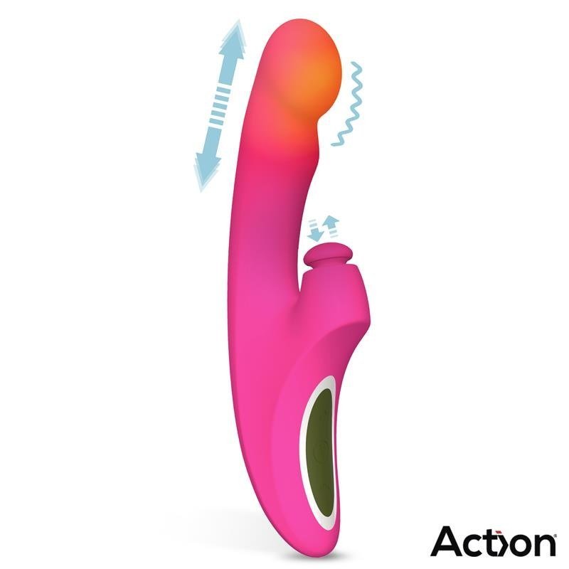 Enles Vibrador con Beating Ball, Thrusting y Función de Calor - Kinkyloov