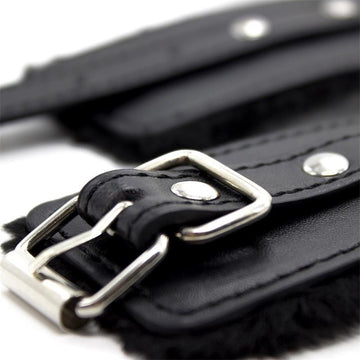 Esposas para Tobillos con Interior Acolchado 35 cm Negro - Kinkyloov