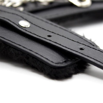 Esposas para Tobillos con Interior Acolchado 35 cm Negro - Kinkyloov
